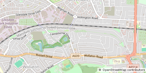 Map of Nottingham