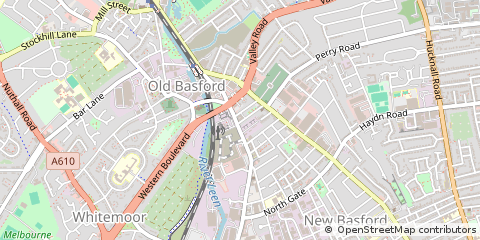 Map of Nottingham