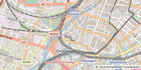 Map of Manchester