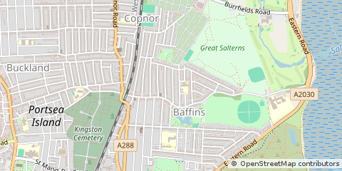 Map of Portsmouth, Hampshire