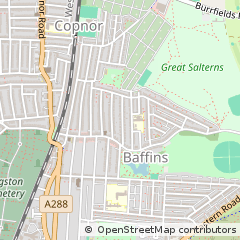 Map of Portsmouth, Hampshire