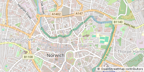 Map of Norwich
