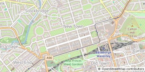 Map of Edinburgh
