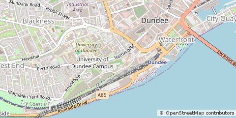 Map of Dundee