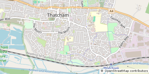 Map of Thatcham