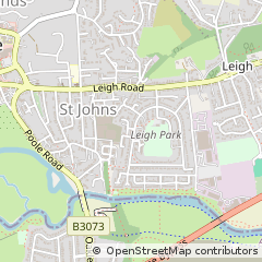 Map of Wimborne, Dorset