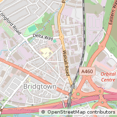 Map of Cannock, Staffordshire