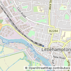 Map of Littlehampton, South Wales