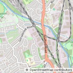 Map of Wolverhampton, West Midlands