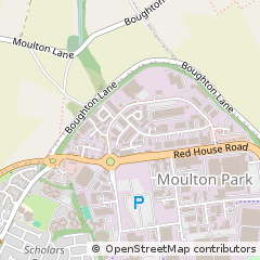 Map of Northampton, Northamptonshire