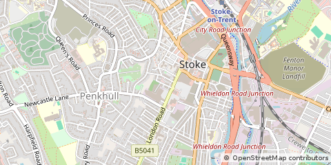 Map of Staffordshire
