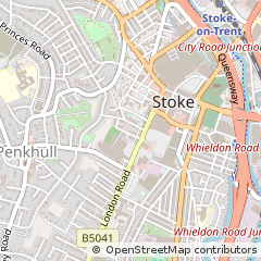 Map of Staffordshire