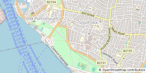 Map of Portsmouth, Hampshire