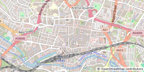 Map of Leeds