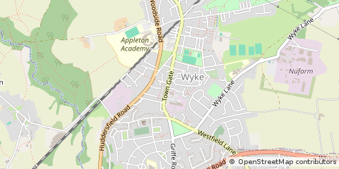 Map of Bradford