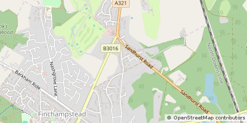 Map of Wokingham