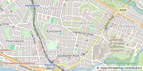 Map of Glasgow