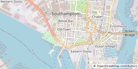 Map of Southampton