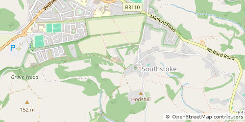Map of Bath, Somerset