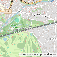 Map of Woking Surrey