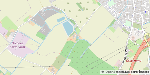Map of Sittingbourne, Kent