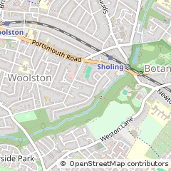 Map of Southampton, Hampshire