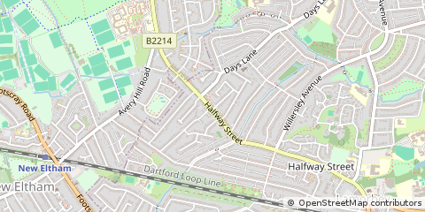 Map of Sidcup