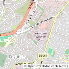 Map of Parkstone, Poole Dorset