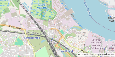 Map of Gravesend