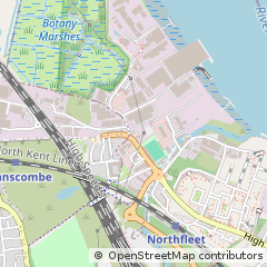 Map of Gravesend