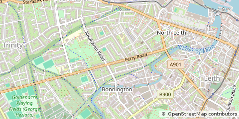 Map of Edinburgh