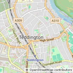 Map of Teddington