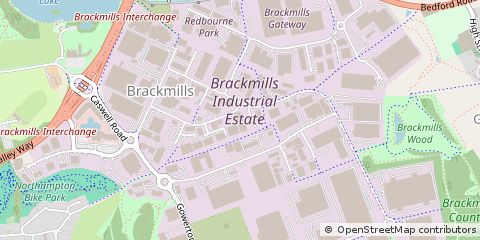 Map of Northampton