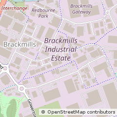 Map of Northampton