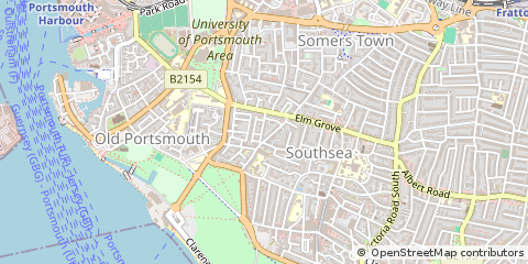 Map of Southsea, Hampshire