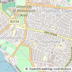 Map of Southsea, Hampshire