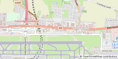 Map of Hounslow, Middlesex