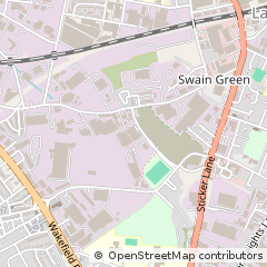 Map of Bradford, West Yorkshire