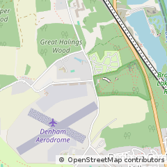 Map of Denham, Middlesex