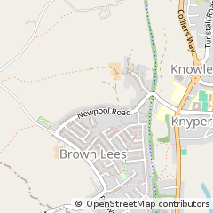 Map of Stoke on Trent, Staffordshire