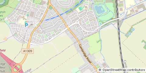 Map of Cambridge, Cambs