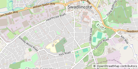 Map of Swadlincote