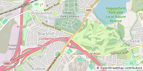 Map of Glasgow