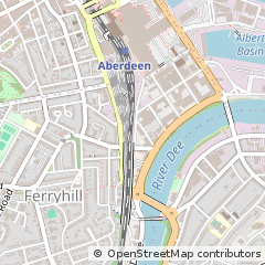 Map of Aberdeen, Aberdeen City