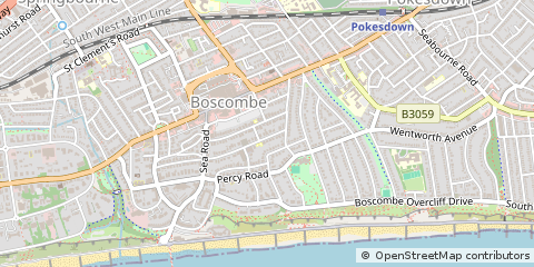 Map of Bournemouth