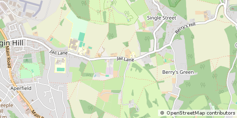 Map of Biggin Hill, Kent