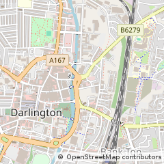 Map of Darlington