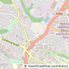 Map of Plymouth, Devon