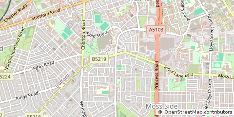 Map of Manchester