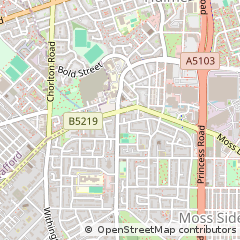Map of Manchester